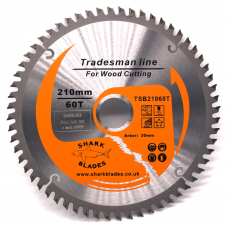 Tradesman Line TCT Circular Saw Blade 210mm 60 Teeth 